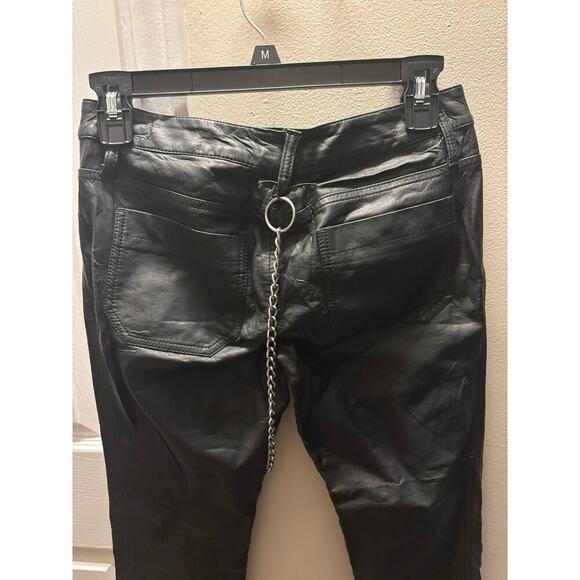 Tripp NYC flawed altered vegan leather black pants - Picture 11 of 13